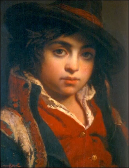 Pierre Olivier Joseph Coomans - Giovane ragazzo contadino